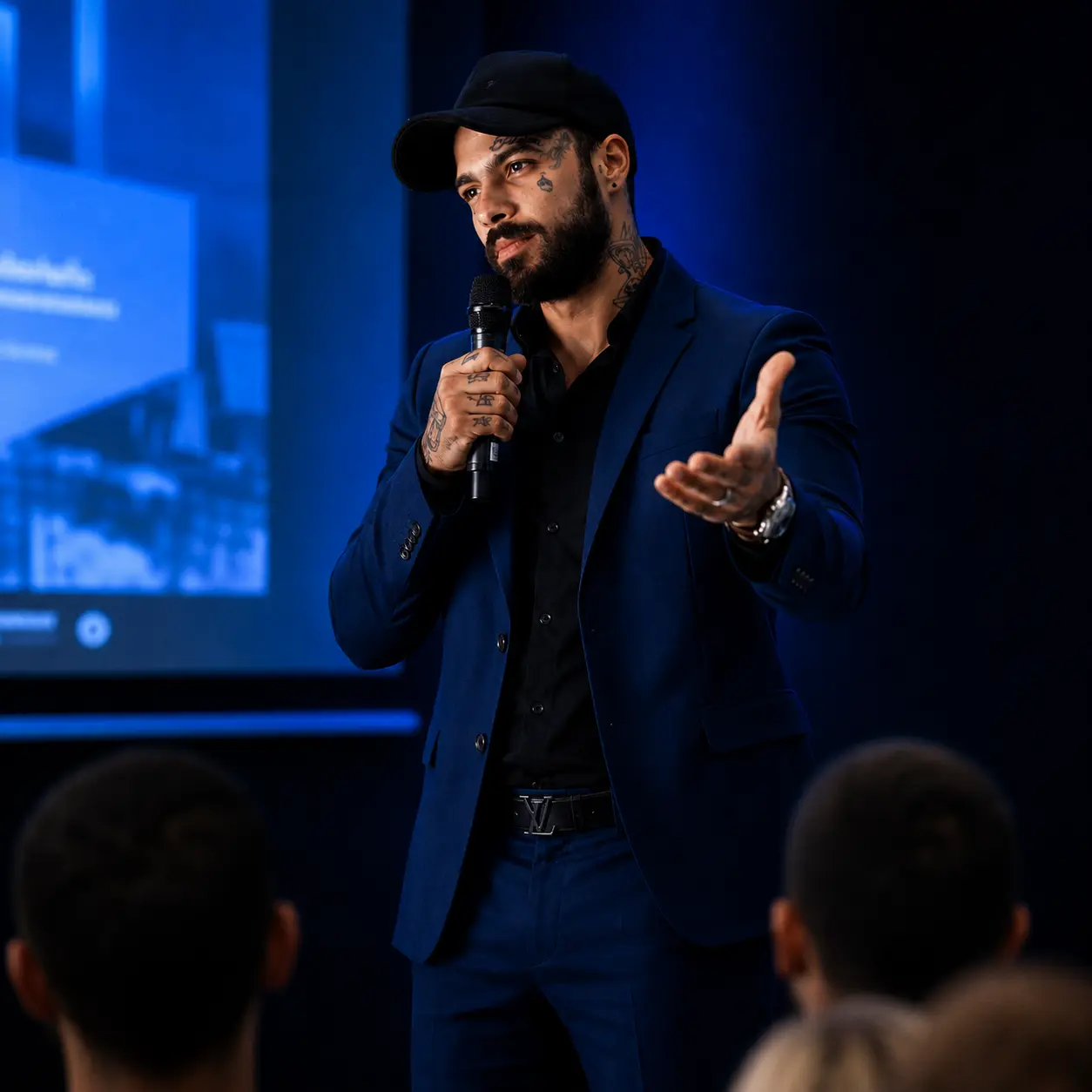Kaio Minelli em ambiente profissional